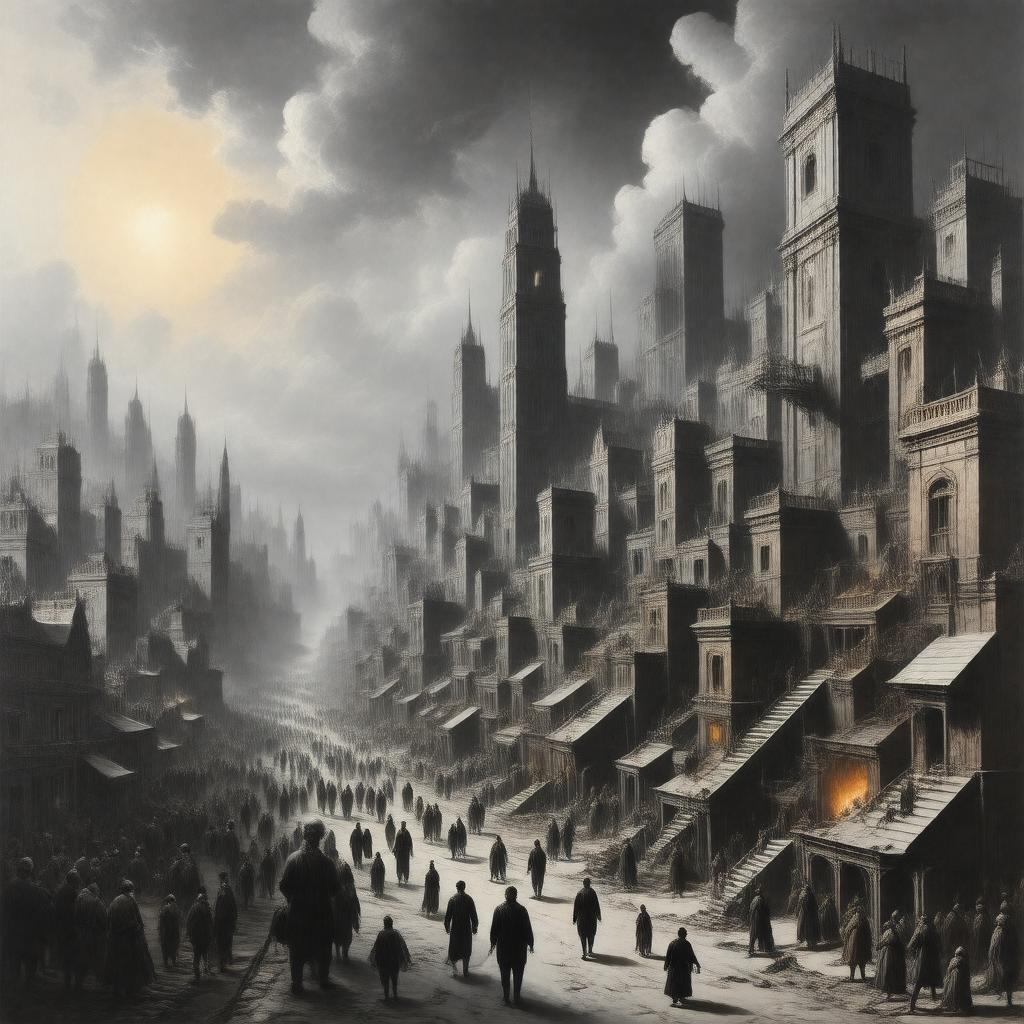 AI-created image of Social Darwinism