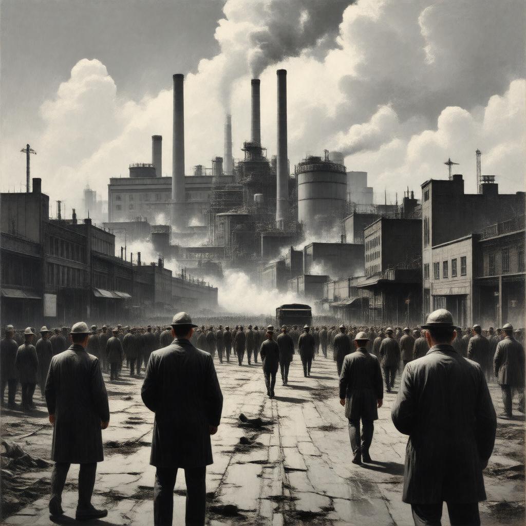 AI-created image of Social realism