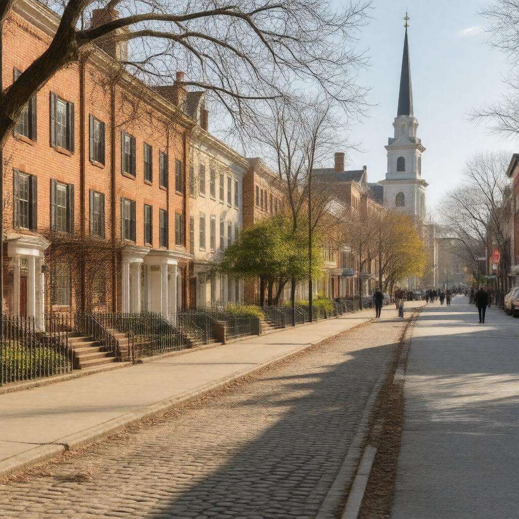 Click to view larger image AI-created image of Society Hill