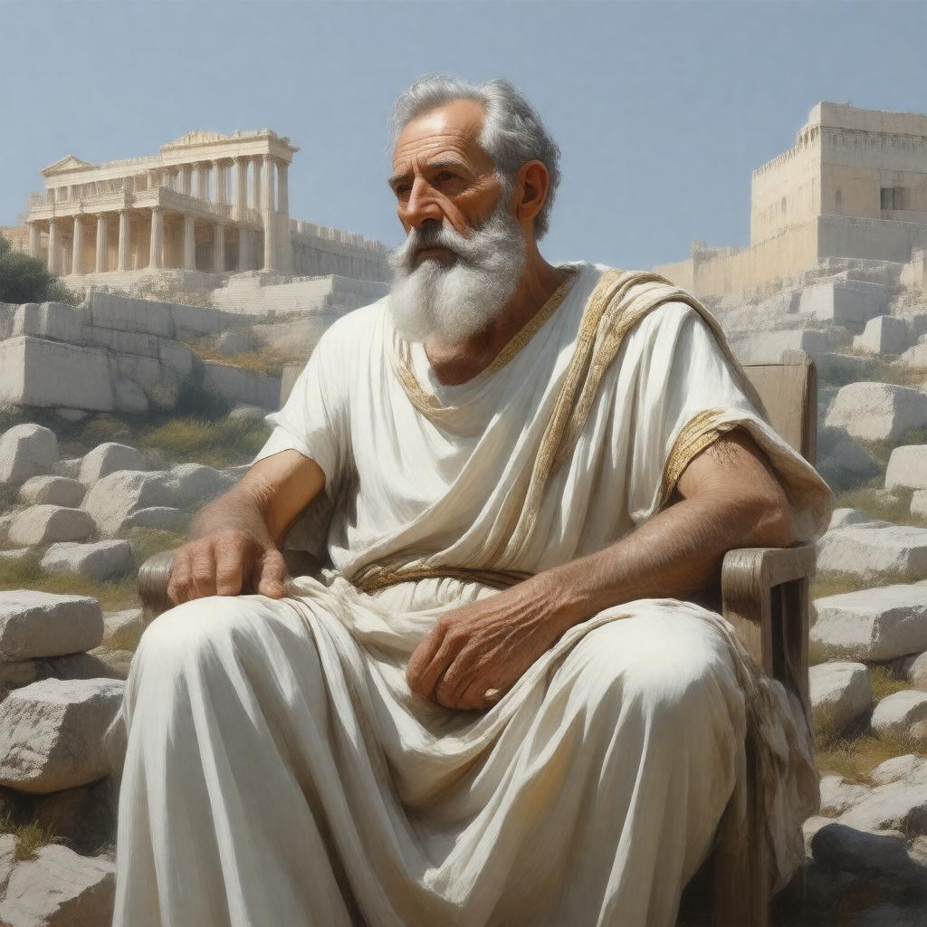 AI-created image of Socrates