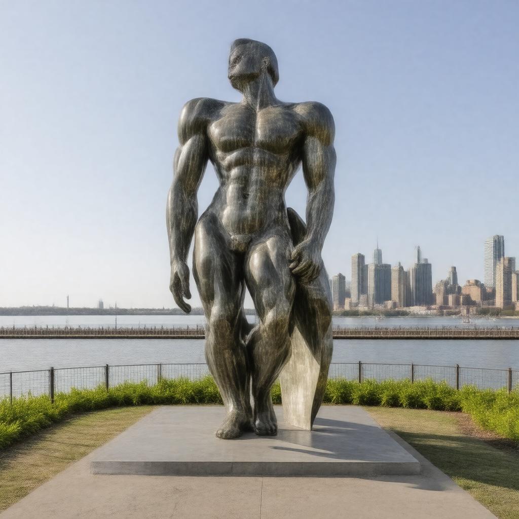 Click to view larger image AI-created image of Socrates Sculpture Park