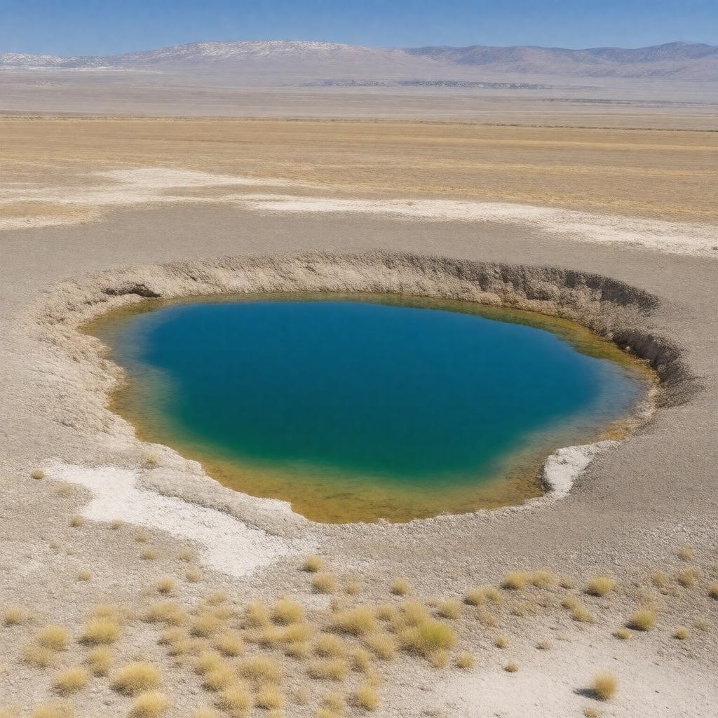 AI-created image of Soda Lake