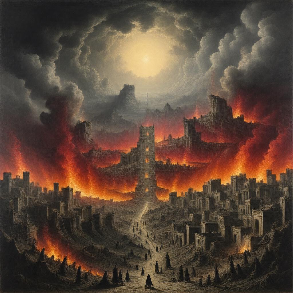 AI-created image of Sodome et Gomorrhe