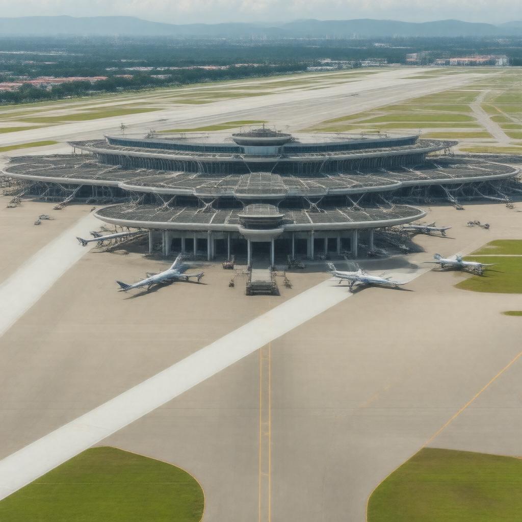 AI-created image of Soekarno–Hatta International Airport