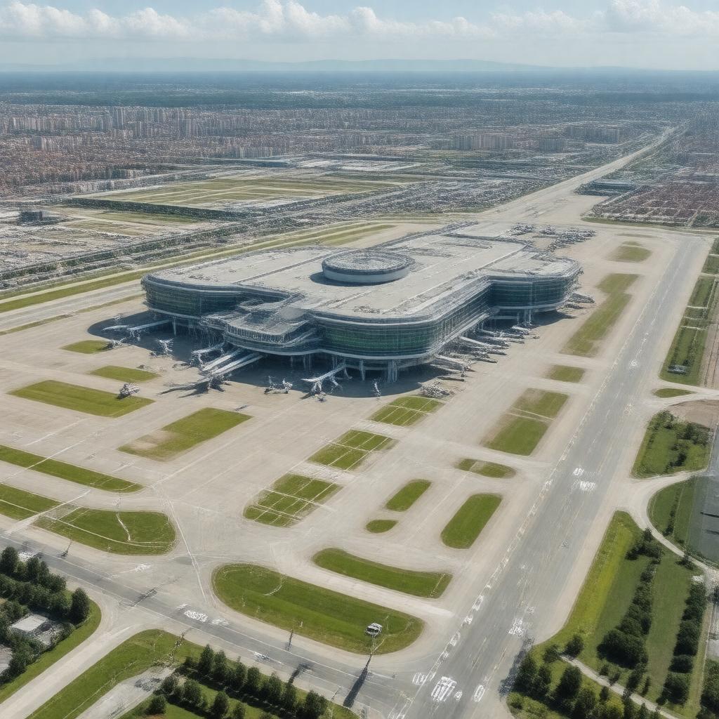AI-created image of Sofia Airport