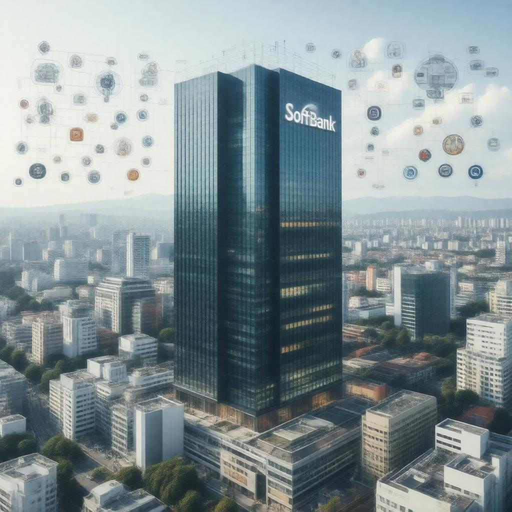 AI-created image of SoftBank