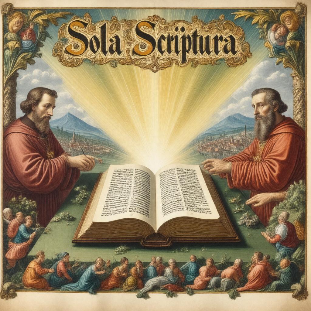 AI-created image of Sola Scriptura