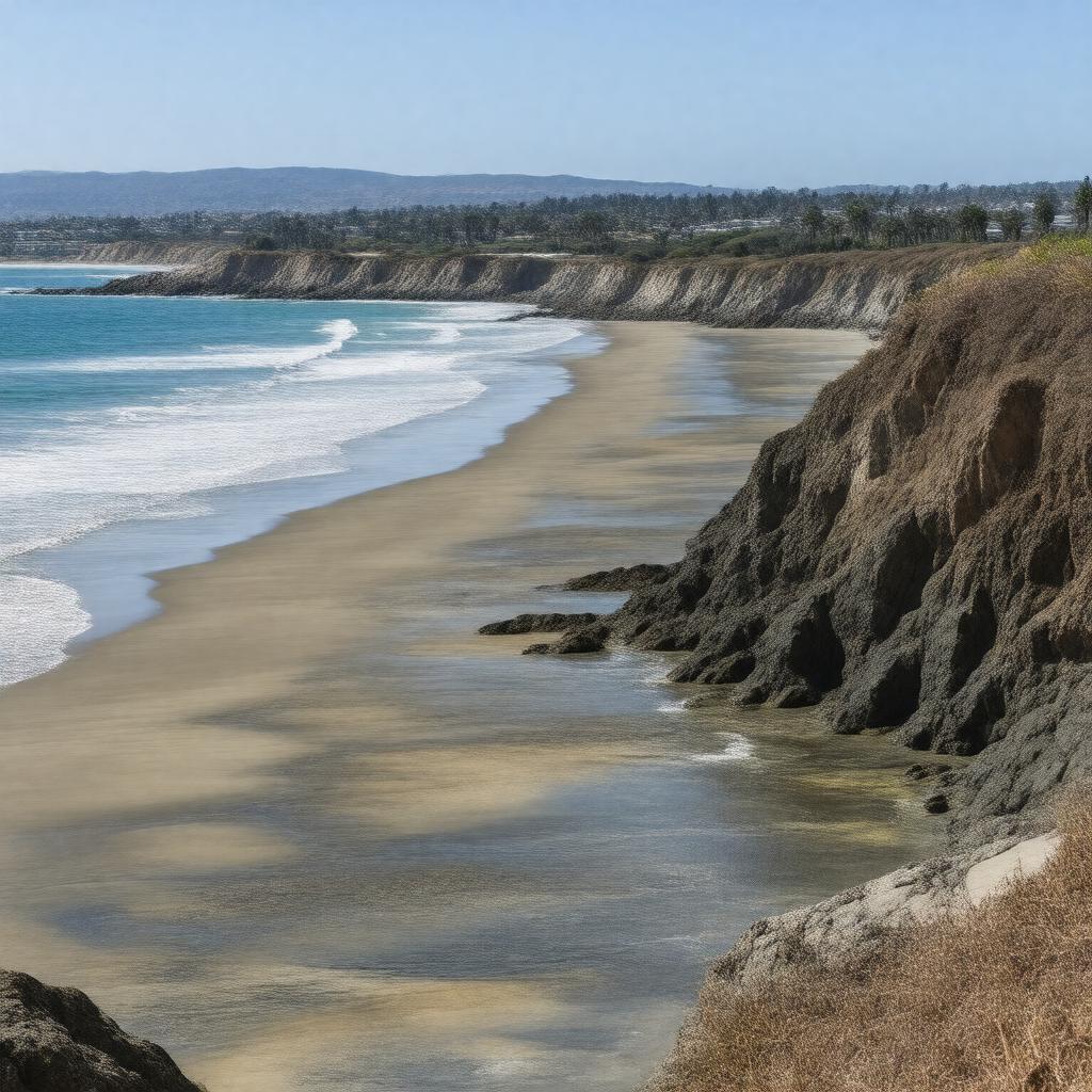 AI-created image of Solana Beach, California, United States