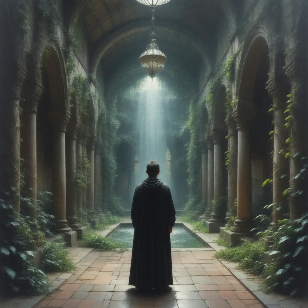 Click to view larger image AI-created image of Soliloquy of the Spanish Cloister