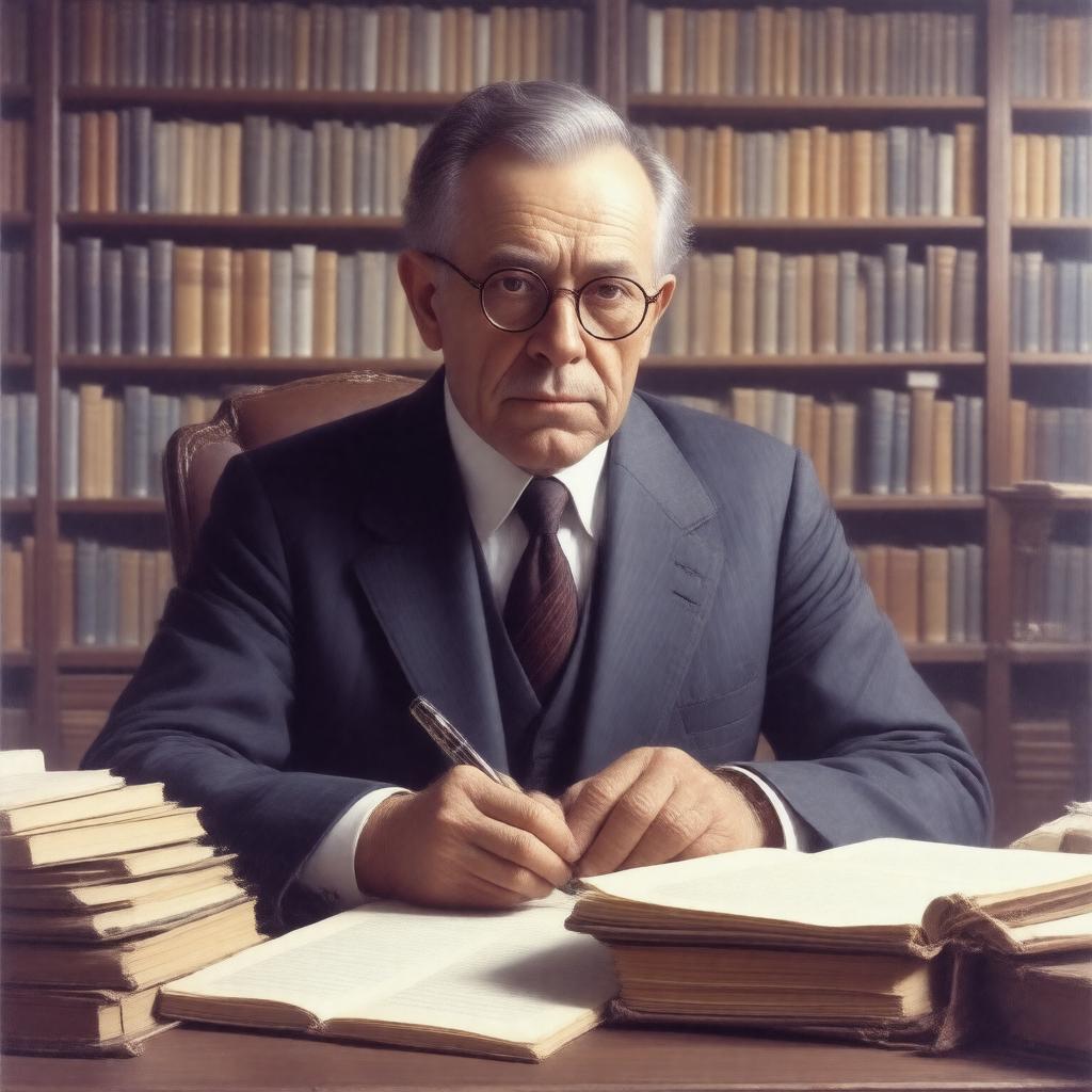 AI-created image of Solomon Feferman