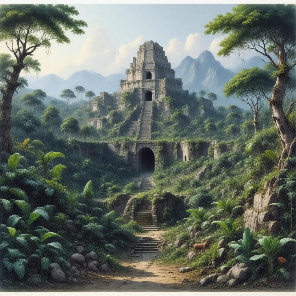 Click to view larger image AI-created image of Solomon's Mines