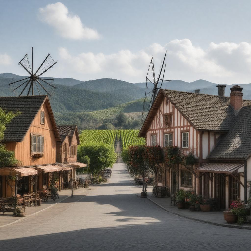 AI-created image of Solvang