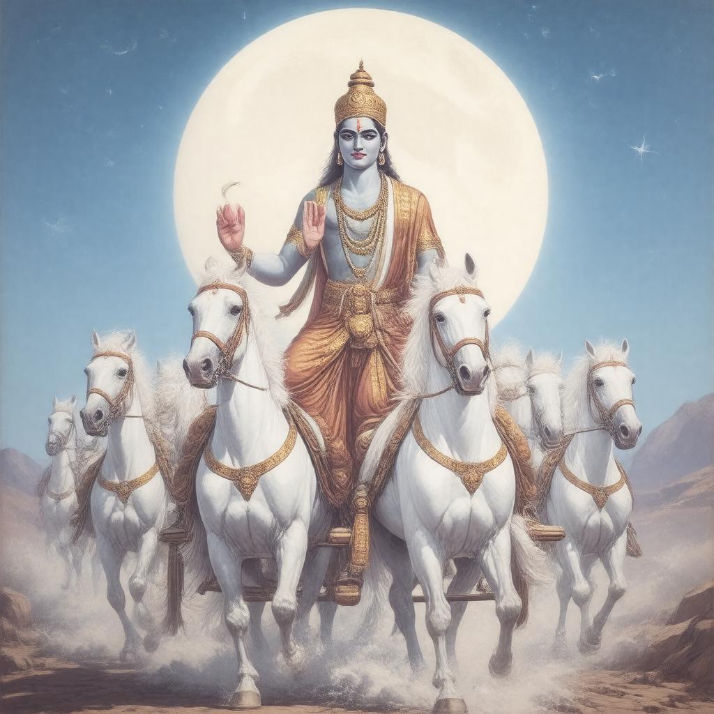 AI-created image of Soma (as Chandra)