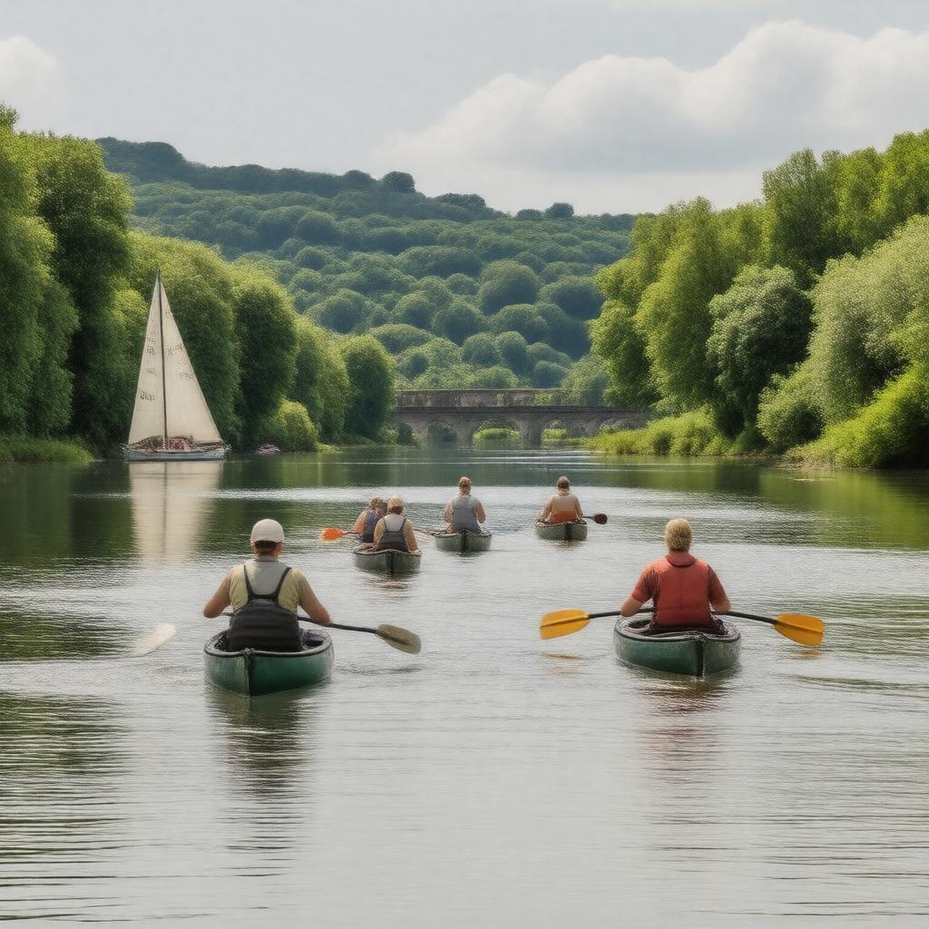 Click to view larger image AI-created image of Somerset Canoe Association