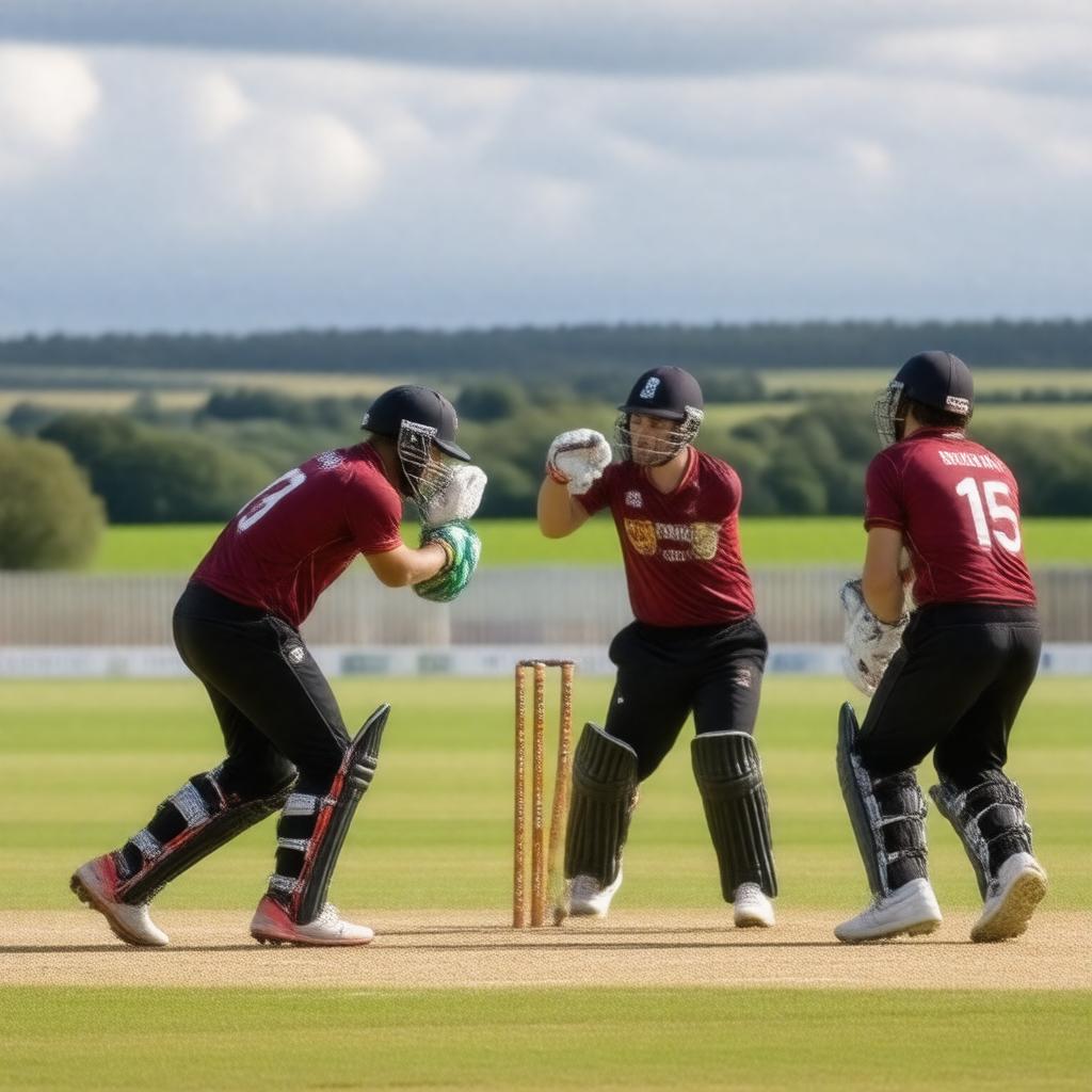 AI-created image of Somerset County Cricket Club