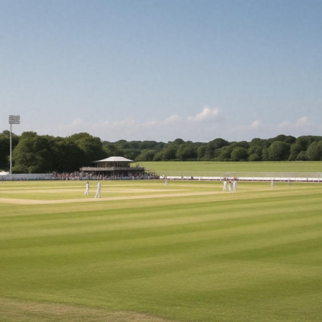 AI-created image of Somerset County Cricket Ground