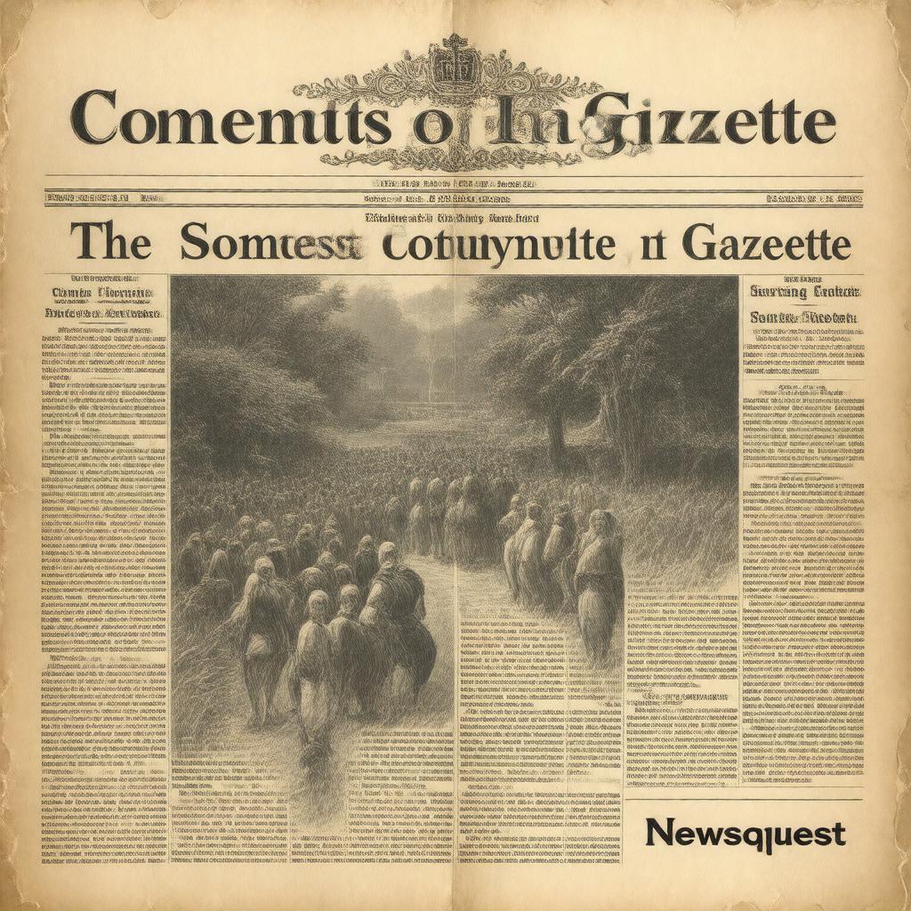 AI-created image of Somerset County Gazette