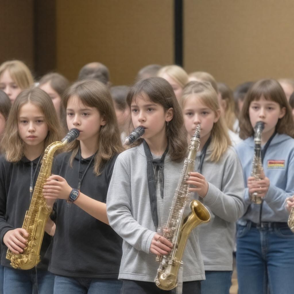 AI-created image of Somerset County Youth Clarinet Ensemble