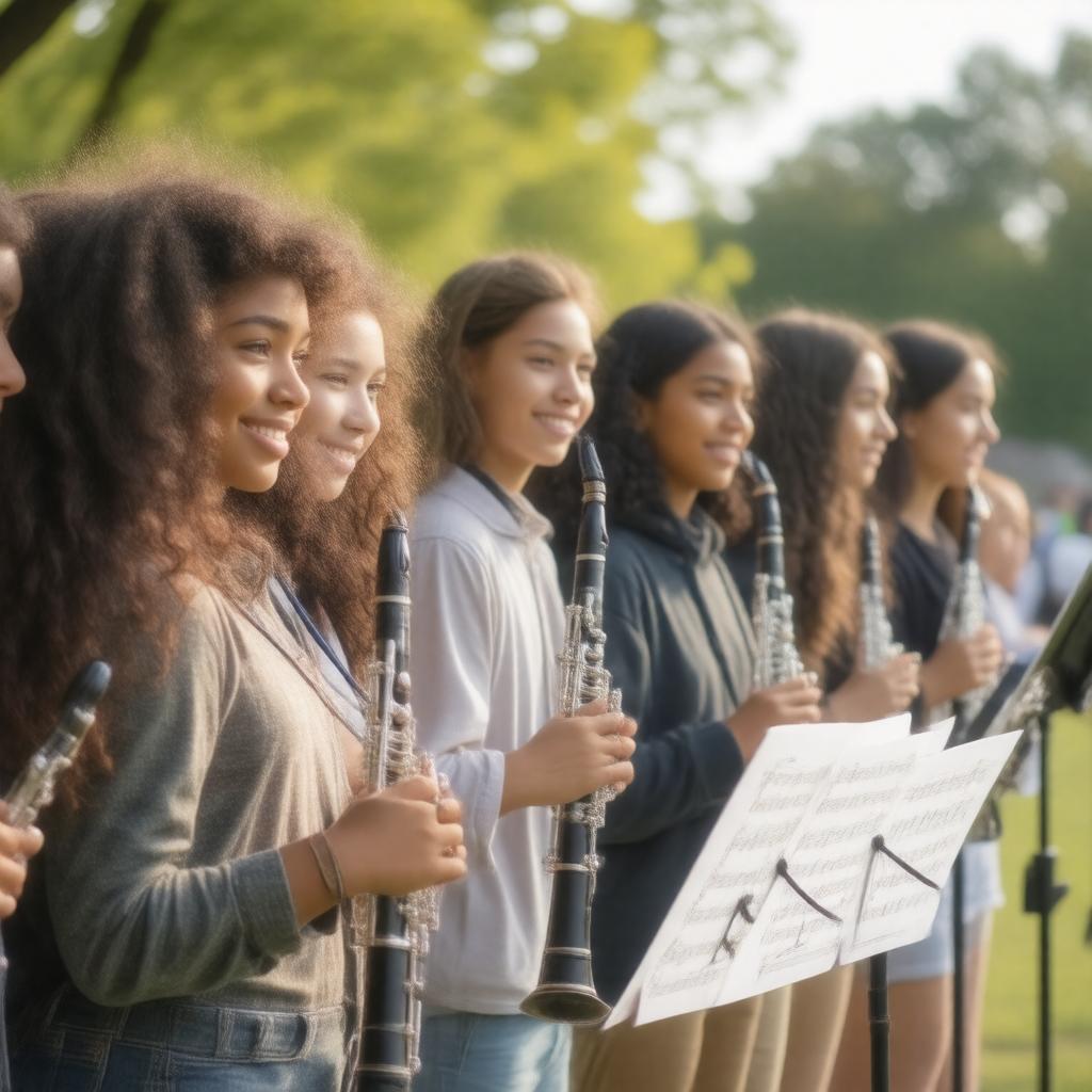 AI-created image of Somerset County Youth Clarinet Group