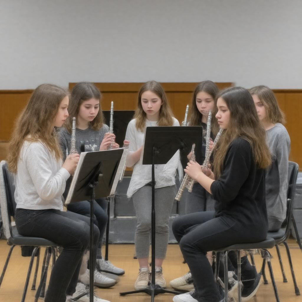 AI-created image of Somerset County Youth Flute Ensemble