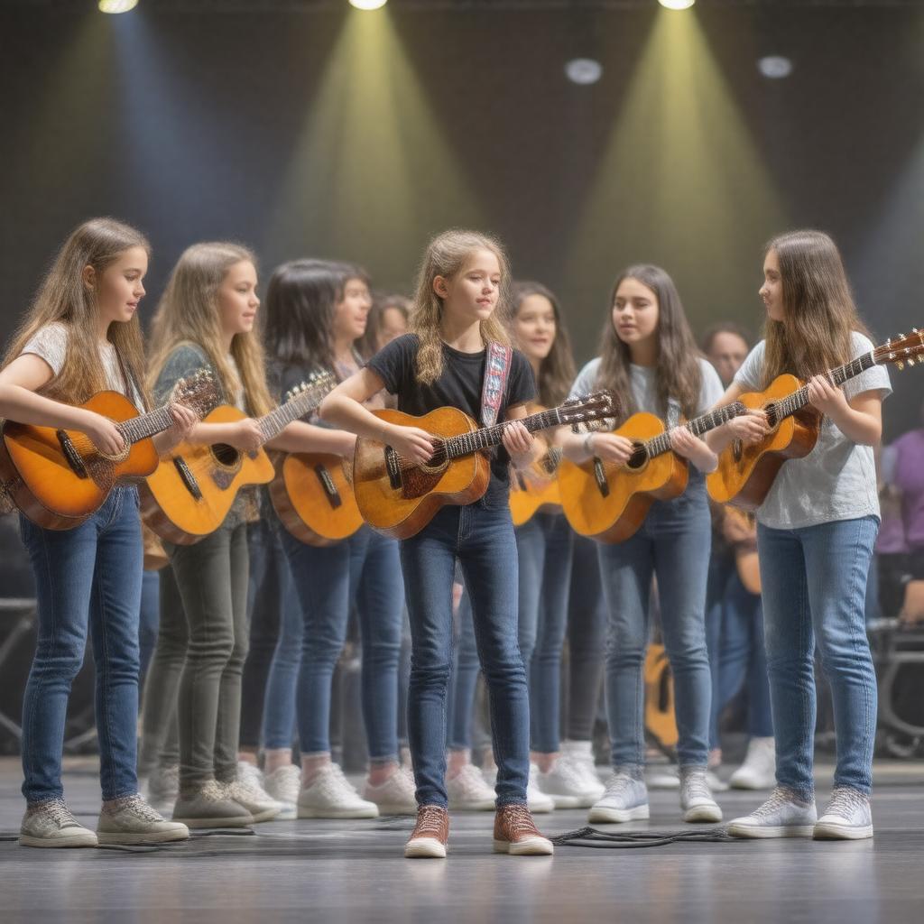 AI-created image of Somerset County Youth Guitar Ensemble