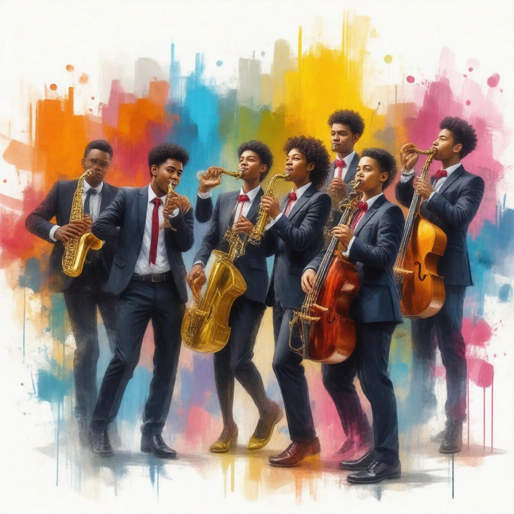 AI-created image of Somerset County Youth Jazz Group