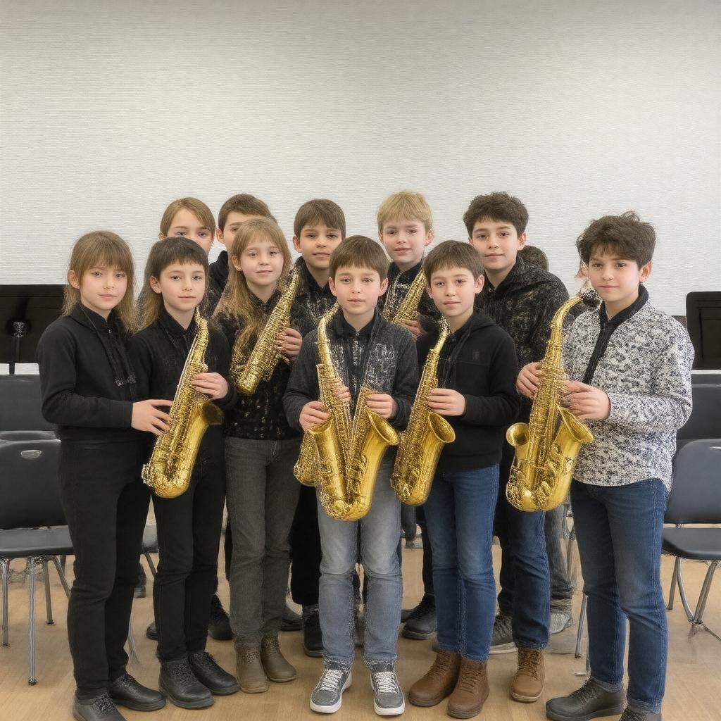 AI-created image of Somerset County Youth Saxophone Group