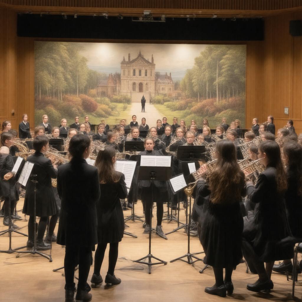 AI-created image of Somerset County Youth Wind Band