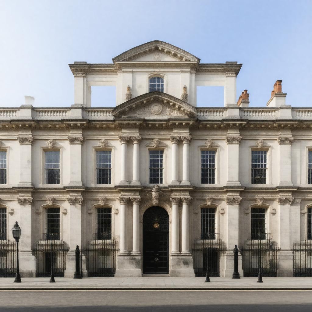 AI-created image of Somerset House East Wing