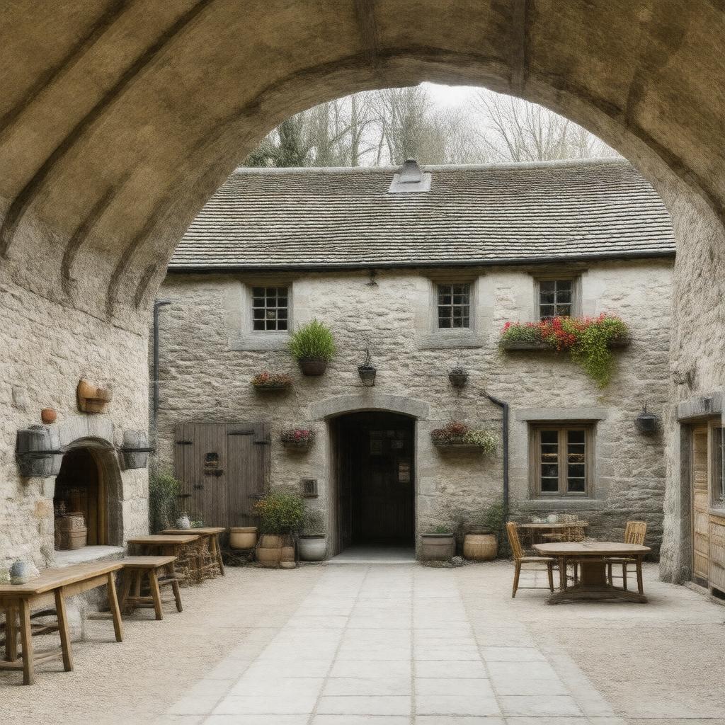 AI-created image of Somerset Rural Life Museum