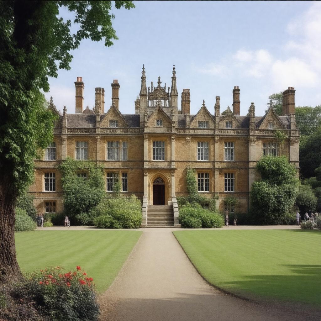 AI-created image of Somerville College