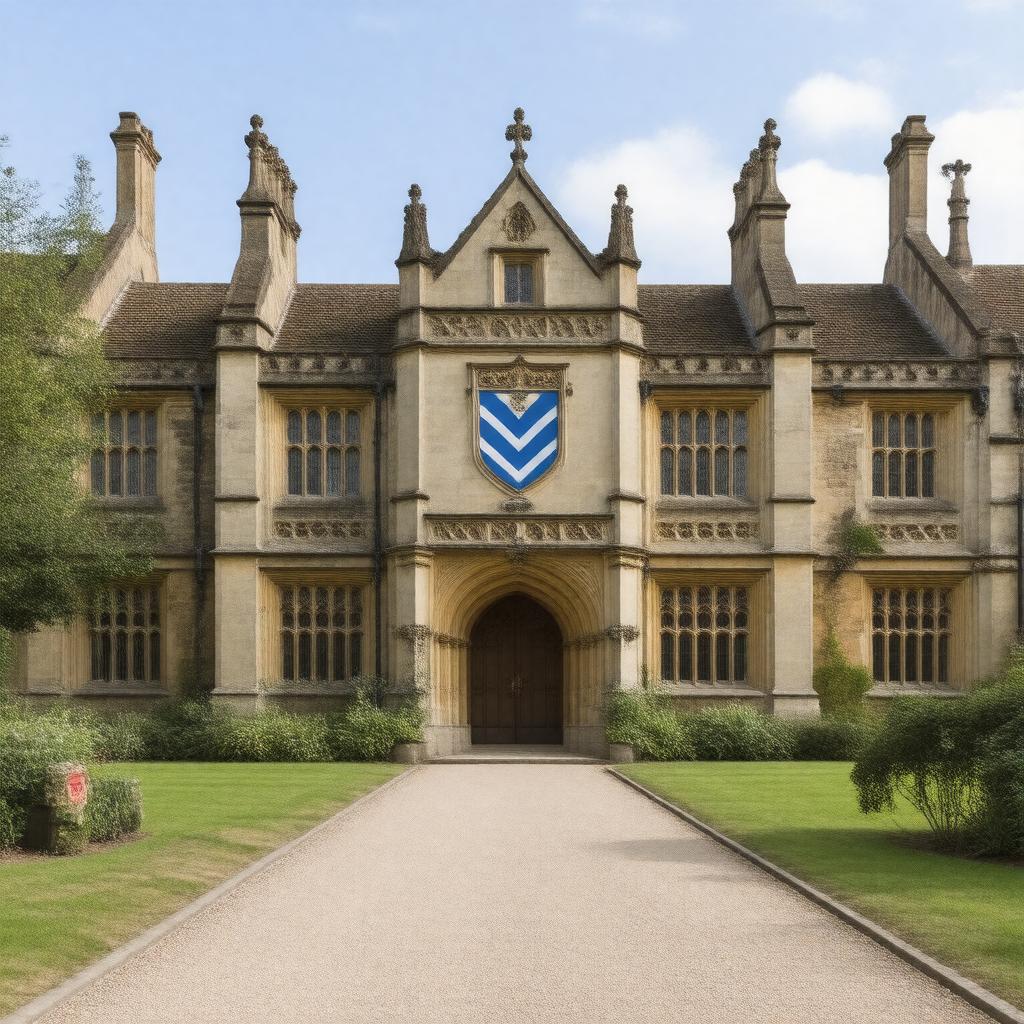 AI-created image of Somerville College, Oxford