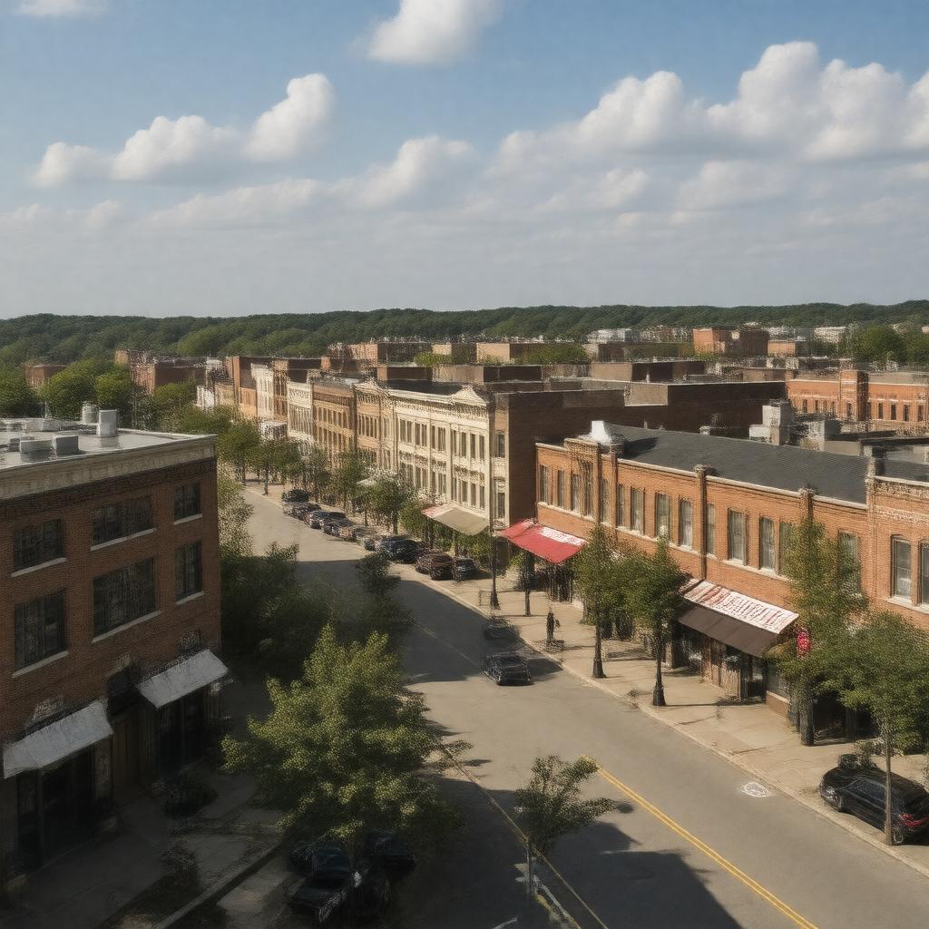 AI-created image of Somerville, New Jersey, United States