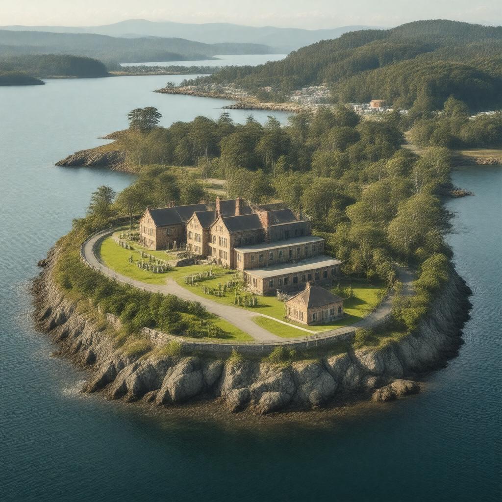 AI-created image of Somes Island Quarantine Station