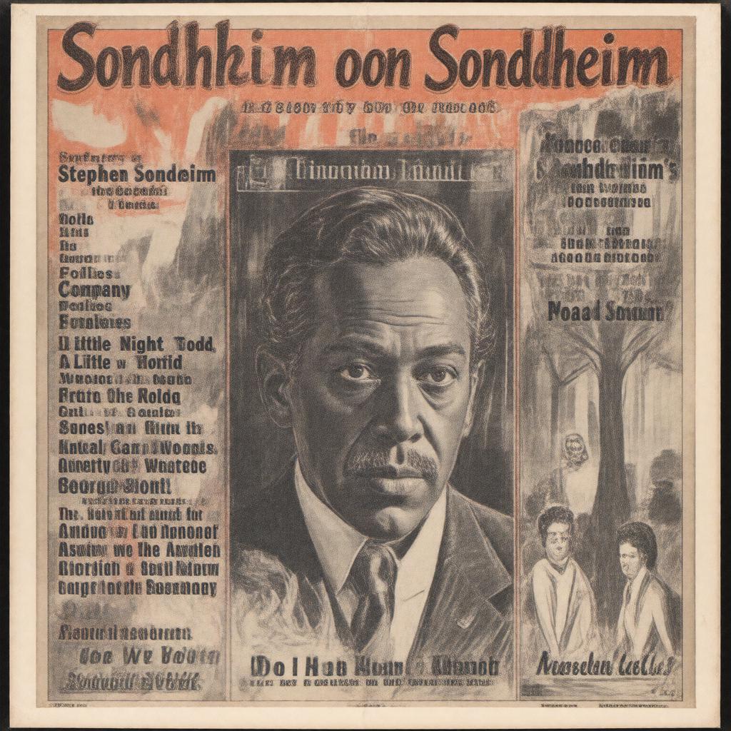 AI-created image of Sondheim on Sondheim