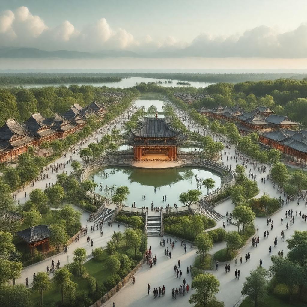 Click to view larger image AI-created image of Songcheng Theme Park