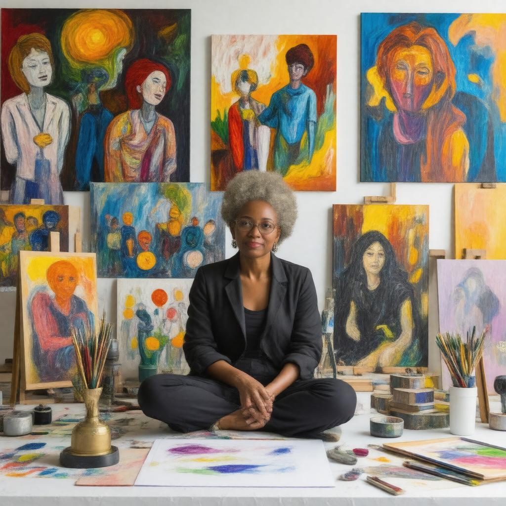 Click to view larger image AI-created image of Sonia Boyce