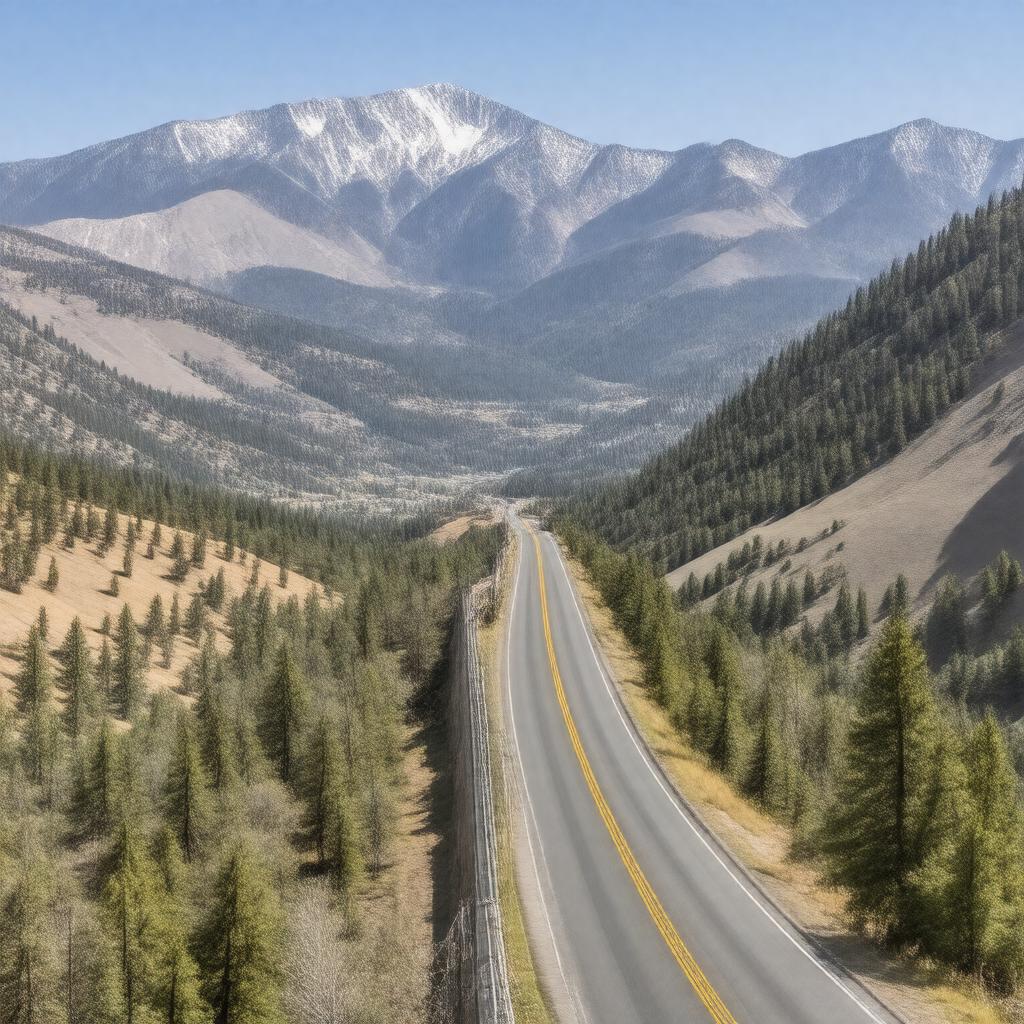 AI-created image of Sonora Pass