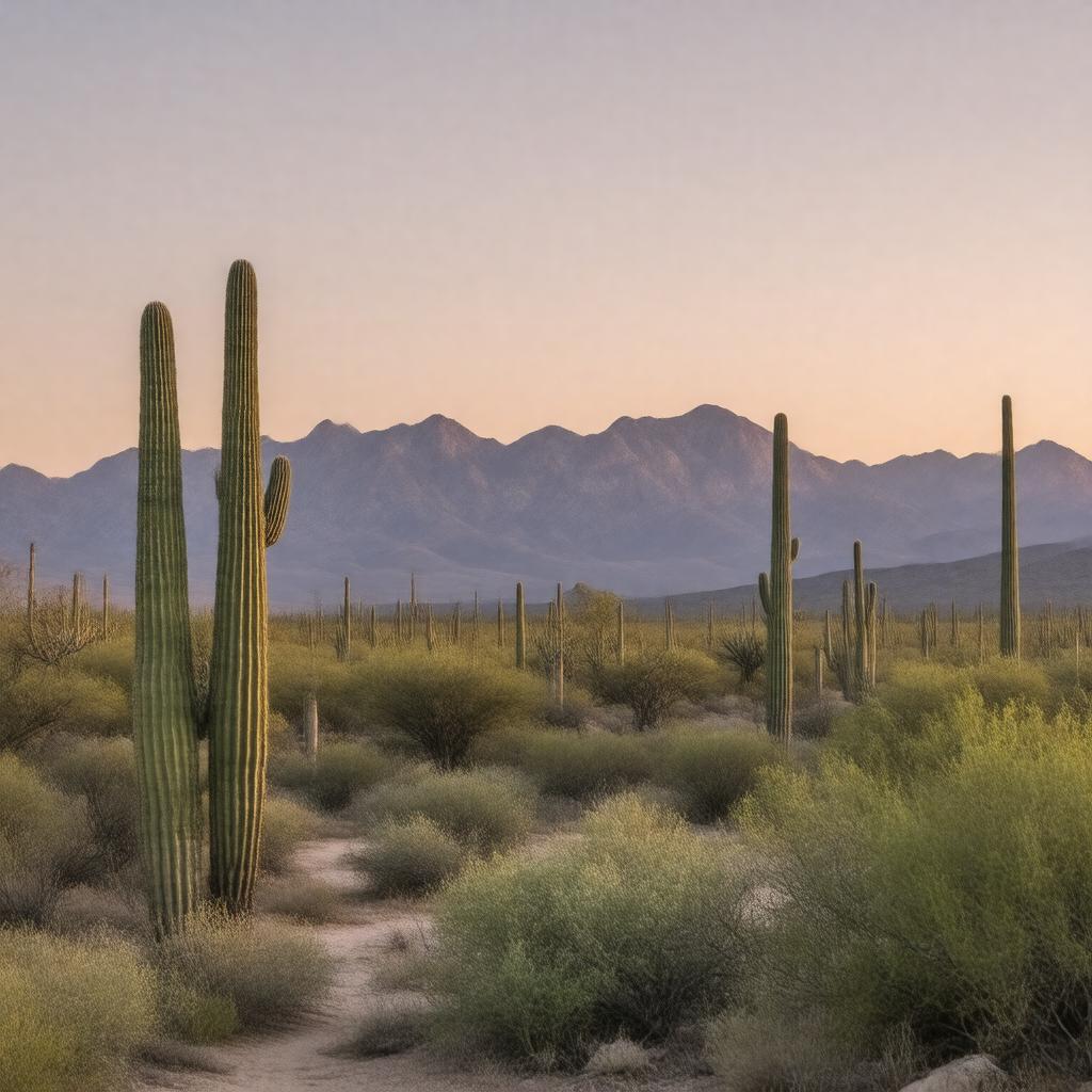AI-created image of Sonoran Desert National Monument