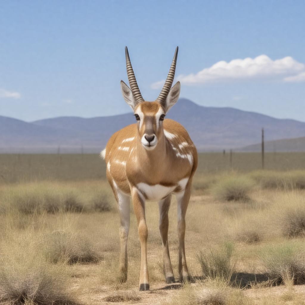 AI-created image of Sonoran pronghorn