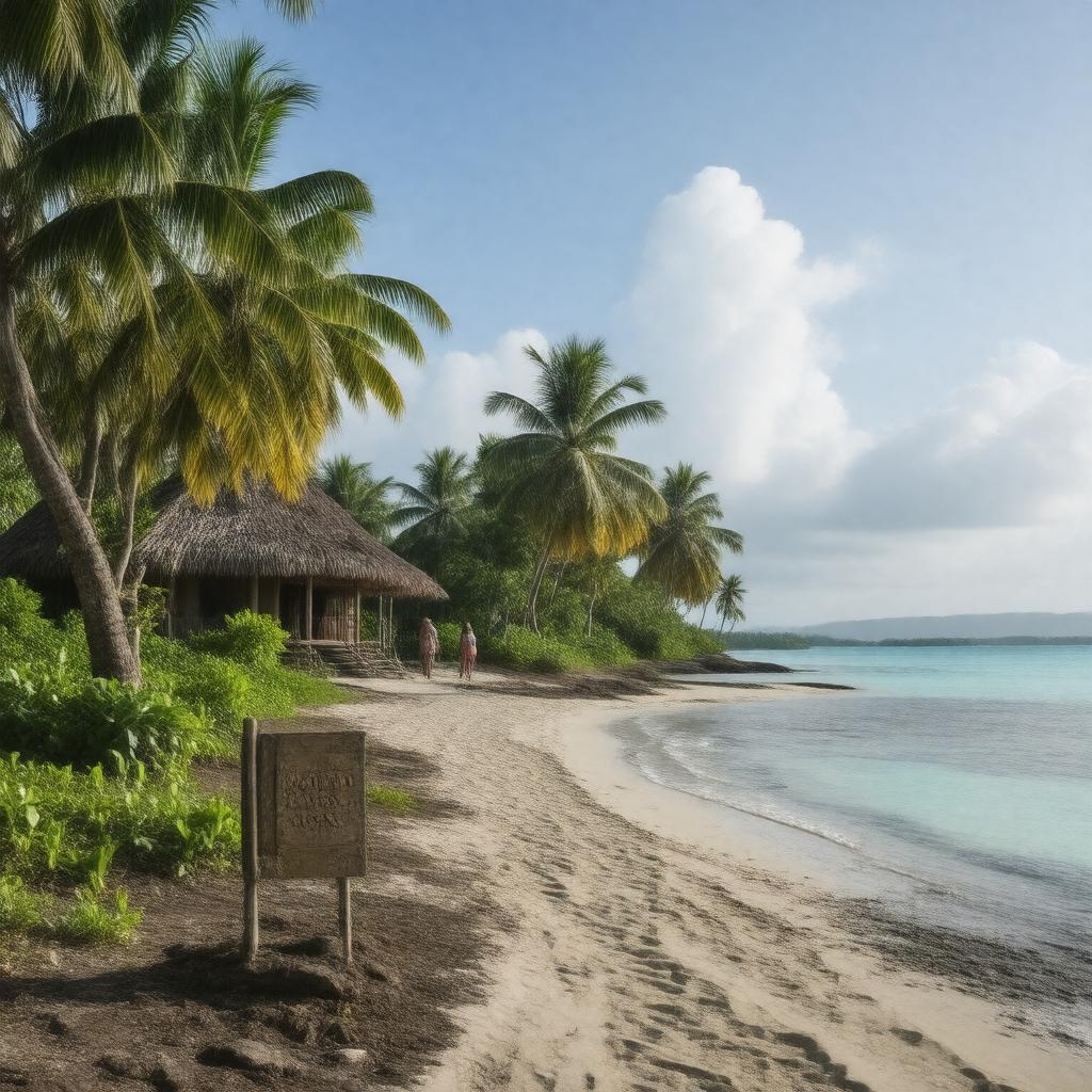 AI-created image of Sonsorolese