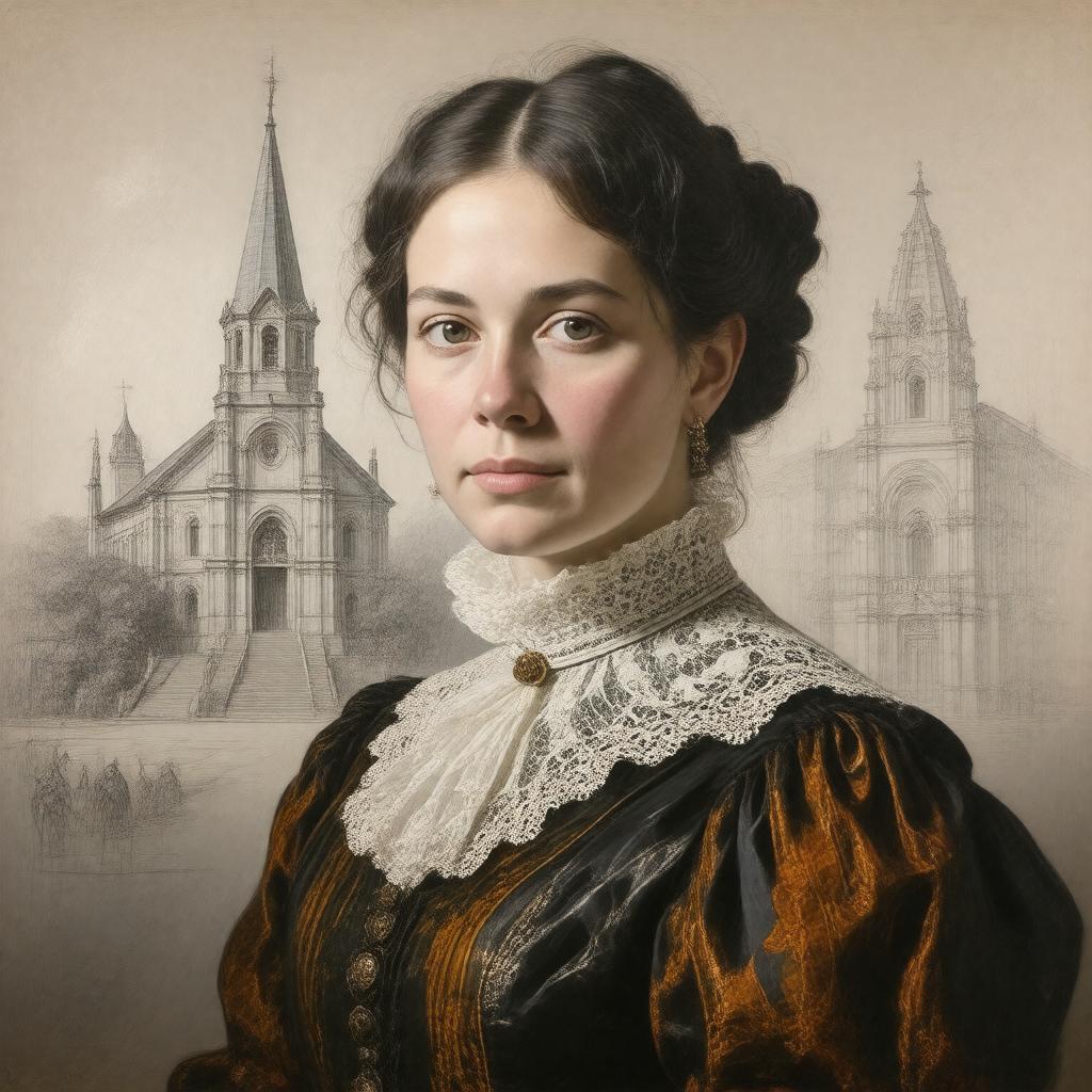 AI-created image of Sophia Margaret James Gray