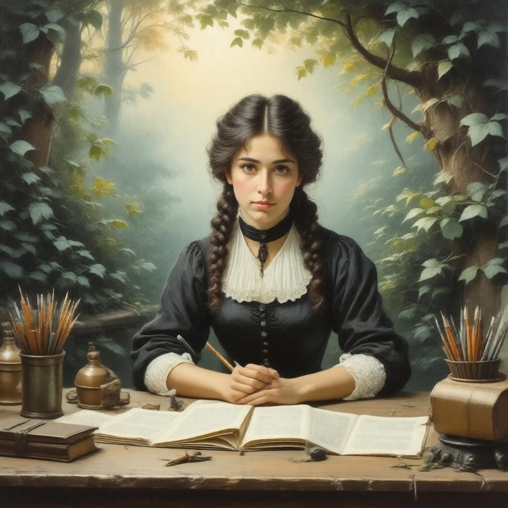 Click to view larger image AI-created image of Sophia Thoreau