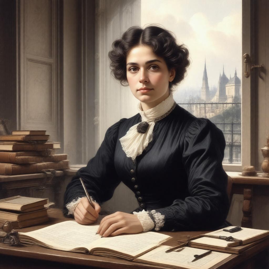 AI-created image of Sophie Germain