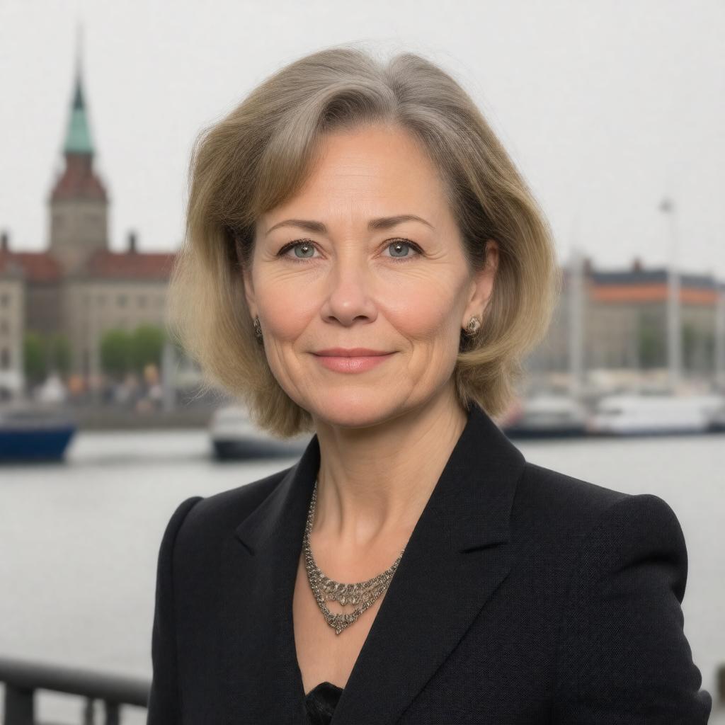 AI-created image of Sophie Hæstorp Andersen