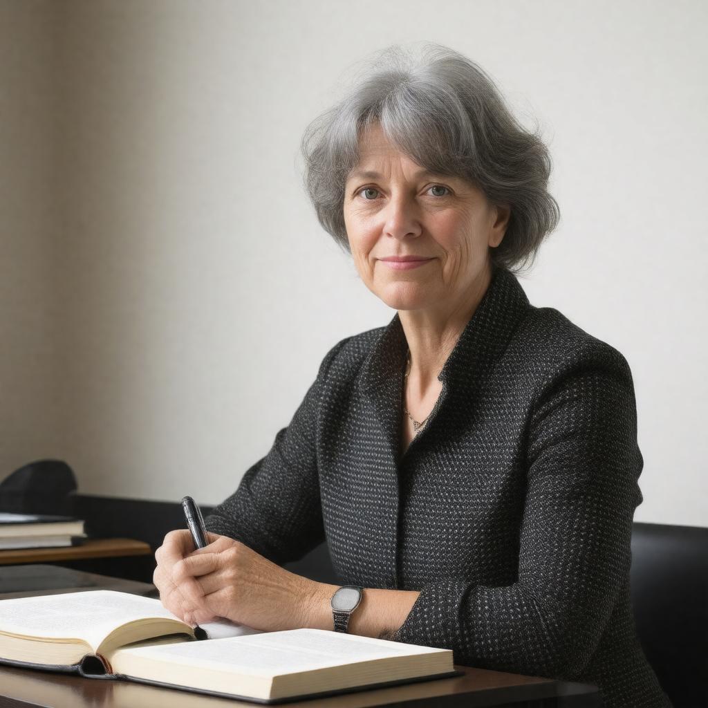 AI-created image of Sophie Hannah