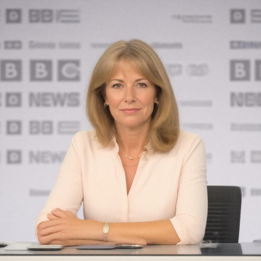 Click to view larger image AI-created image of Sophie Raworth