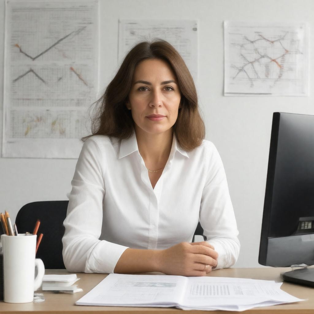 AI-created image of Sophie Schbath