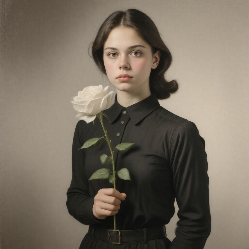 AI-created image of Sophie Scholl