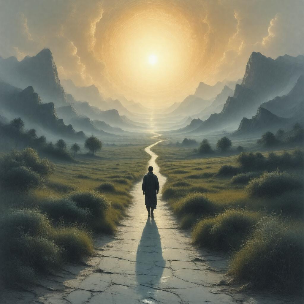 AI-created image of Soul-making theodicy